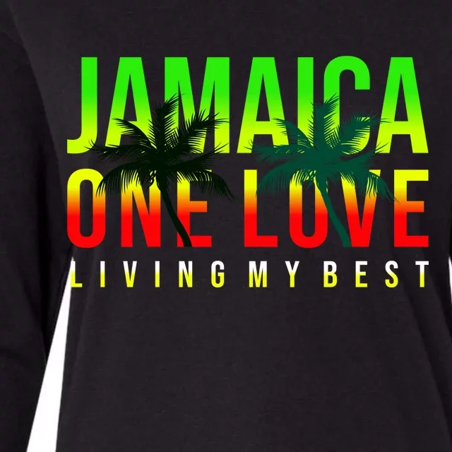 Jamaica One Love Womens Cotton Relaxed Long Sleeve T-Shirt