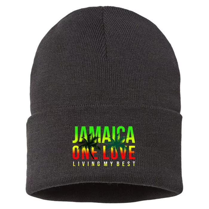 Jamaica One Love Sustainable Knit Beanie