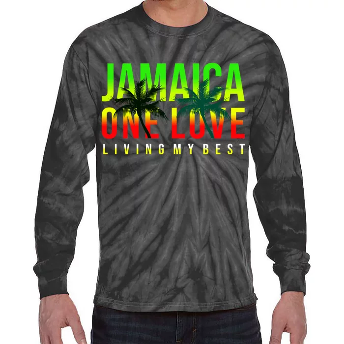 Jamaica One Love Tie-Dye Long Sleeve Shirt