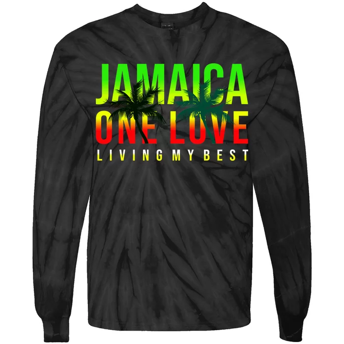 Jamaica One Love Tie-Dye Long Sleeve Shirt