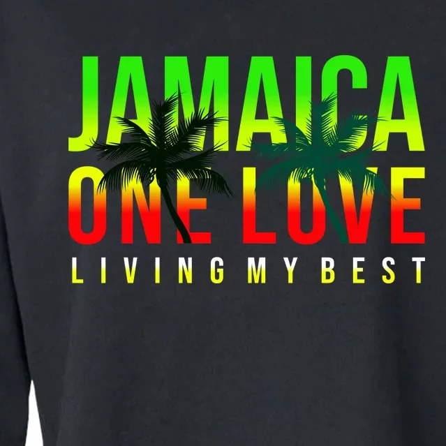 Jamaica One Love Cropped Pullover Crew