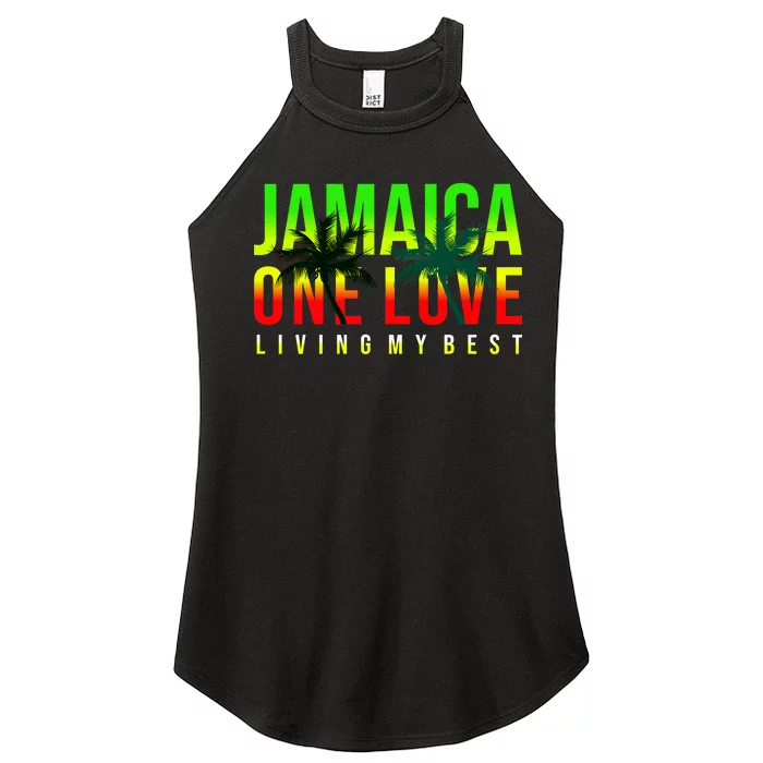 Jamaica One Love Women’s Perfect Tri Rocker Tank