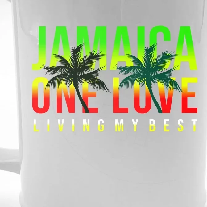 Jamaica One Love Front & Back Beer Stein