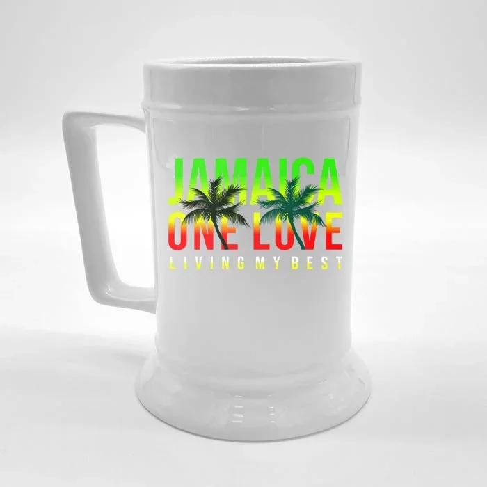 Jamaica One Love Front & Back Beer Stein