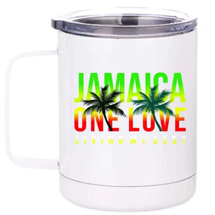 Jamaica One Love Front & Back 12oz Stainless Steel Tumbler Cup