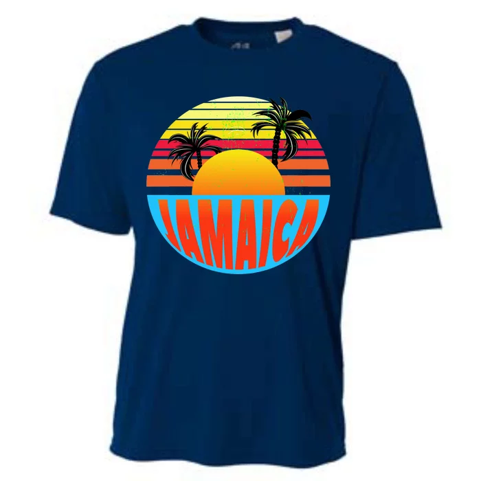 Jamaica Retro Circle Cooling Performance Crew T-Shirt