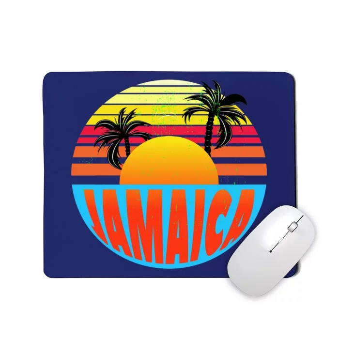 Jamaica Retro Circle Mousepad