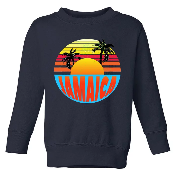 Jamaica Retro Circle Toddler Sweatshirt