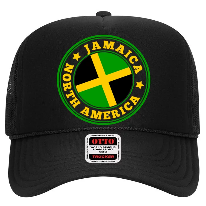 Jamaica Seal High Crown Mesh Trucker Hat