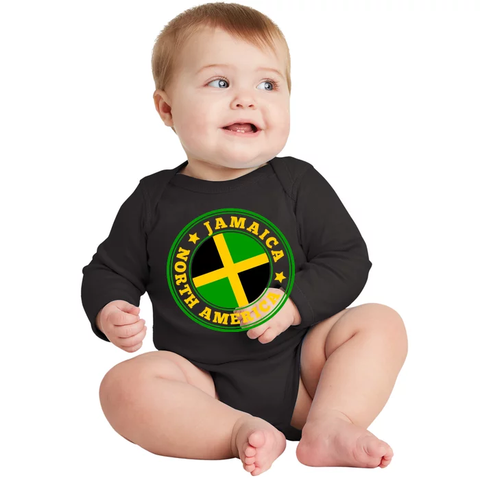 Jamaica Seal Baby Long Sleeve Bodysuit