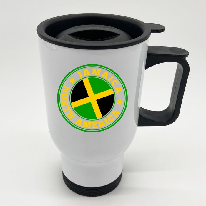 Jamaica Seal Front & Back Stainless Steel Travel Mug