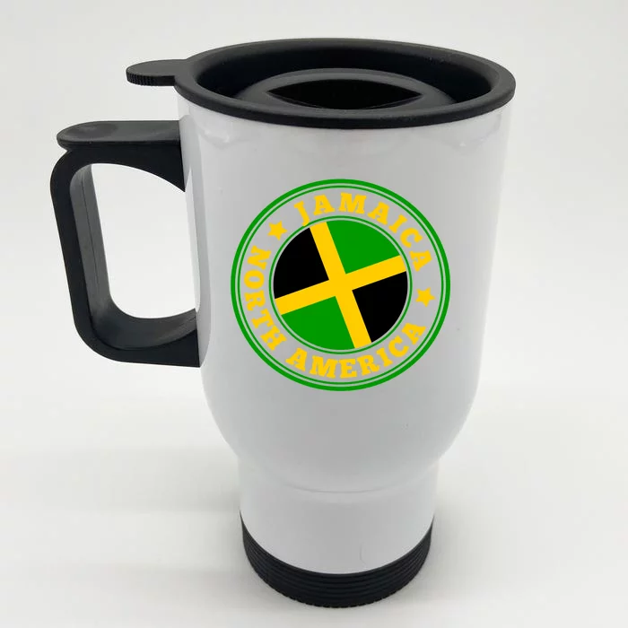 Jamaica Seal Front & Back Stainless Steel Travel Mug