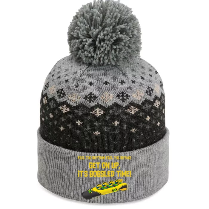 Jamaican Bobsled Team The Baniff Cuffed Pom Beanie