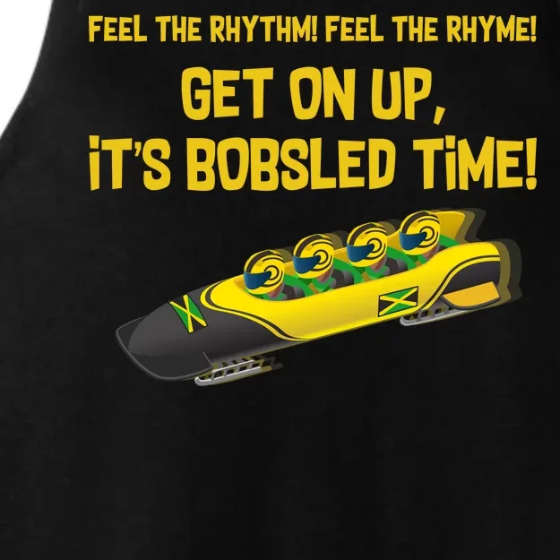 Jamaican Bobsled Team Ladies Tri-Blend Wicking Tank