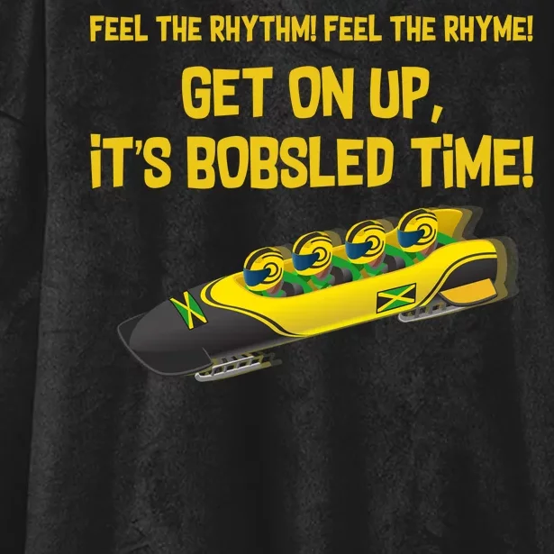 Jamaican Bobsled Team Hooded Wearable Blanket