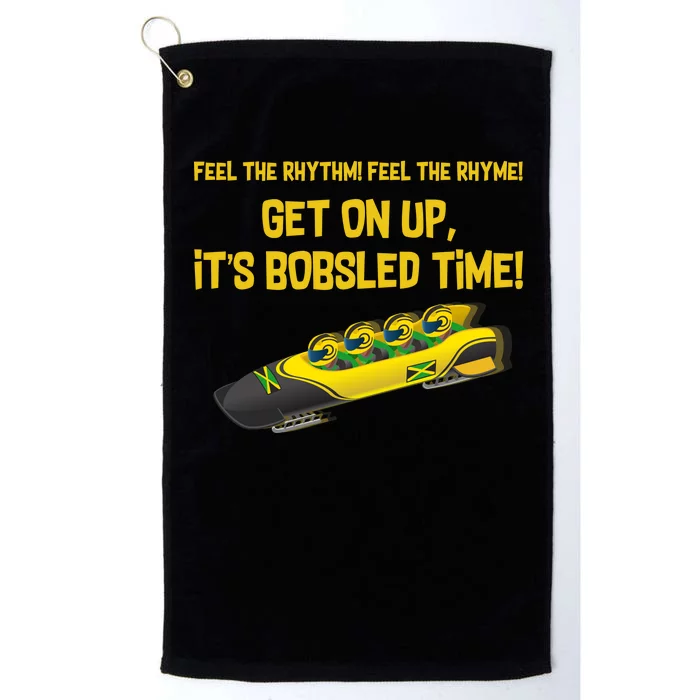 Jamaican Bobsled Team Platinum Collection Golf Towel