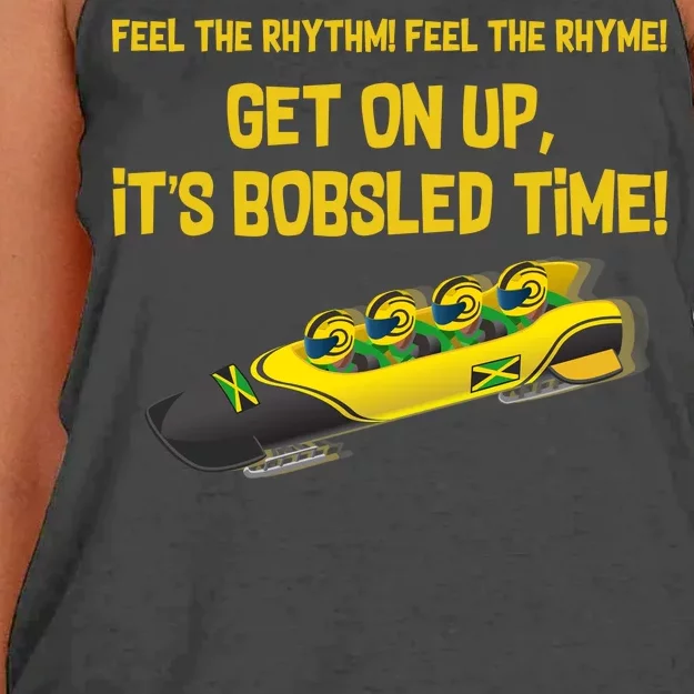 Jamaican Bobsled Team Women's Knotted Racerback Tank