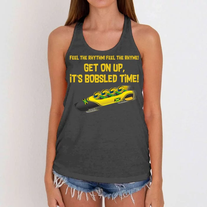 Jamaican Bobsled Team Women's Knotted Racerback Tank