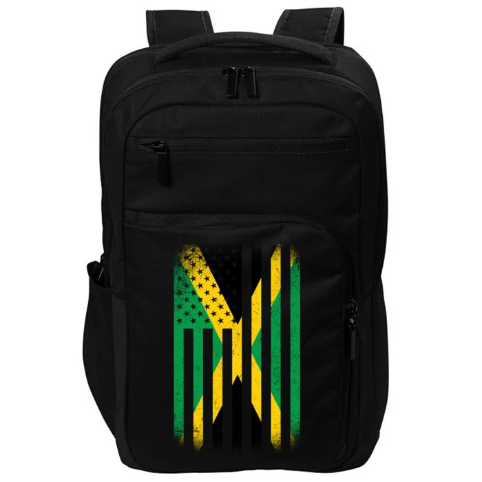 Jamaican Vintage Jamaica Flag Impact Tech Backpack