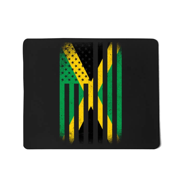 Jamaican Vintage Jamaica Flag Mousepad