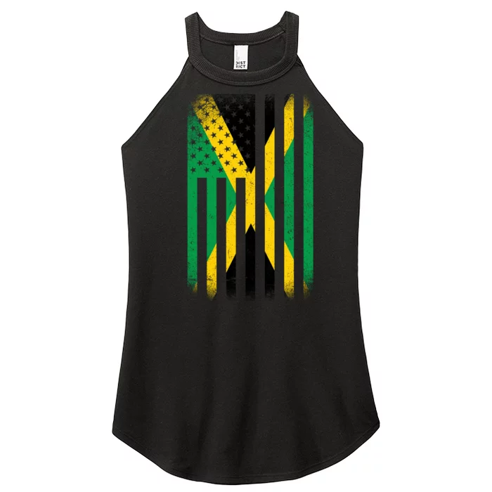 Jamaican Vintage Jamaica Flag Women’s Perfect Tri Rocker Tank