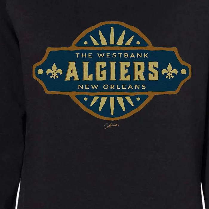 JCombs Algiers New Orleans Louisiana Womens California Wash Sweatshirt