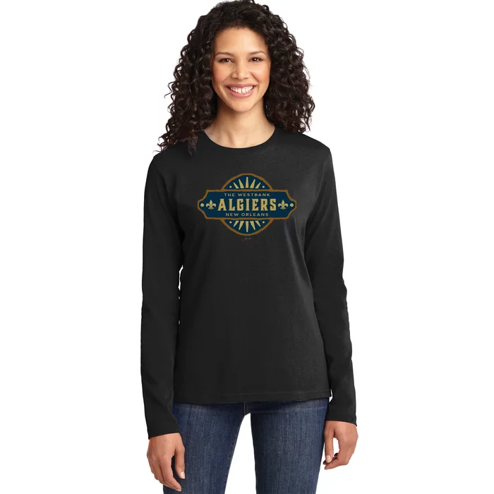 JCombs Algiers New Orleans Louisiana Ladies Long Sleeve Shirt