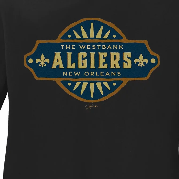 JCombs Algiers New Orleans Louisiana Ladies Long Sleeve Shirt