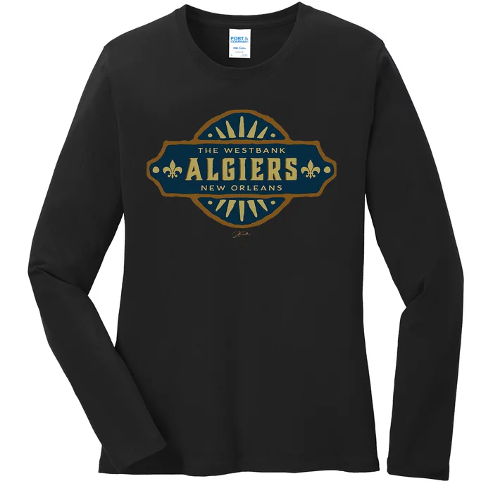 JCombs Algiers New Orleans Louisiana Ladies Long Sleeve Shirt