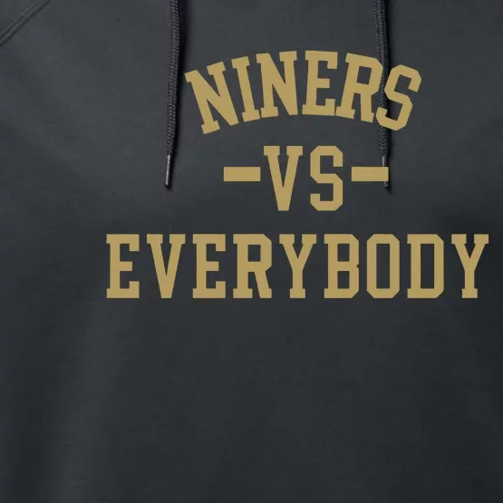 Joey Arredondo Niners Vs Everybody Performance Fleece Hoodie