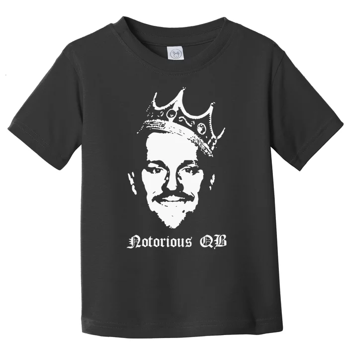 Josh Allen Notorious Qb Toddler T-Shirt