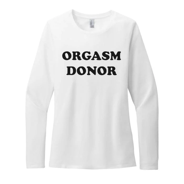 Jensen Ackles Orgasm Donor Ask For Your Free Sample Womens CVC Long Sleeve Shirt