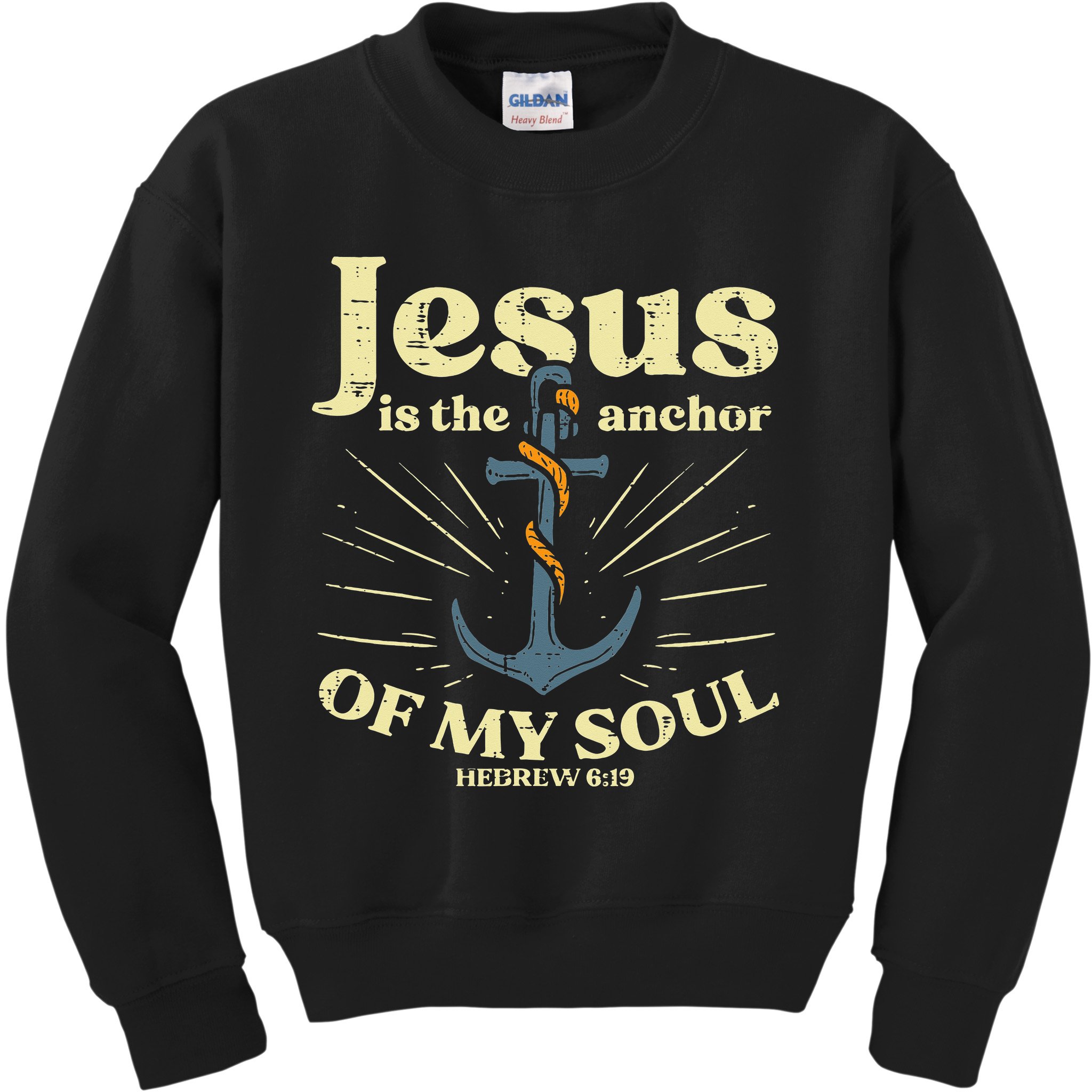 Christian Hoodie Anchor of My Soul Faith Based Hoodie Faith 