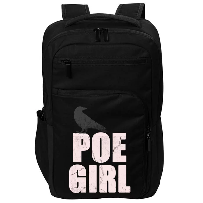 Just A Poe Writing Poem Author World Poetry Day Writer Gift Impact Tech Backpack