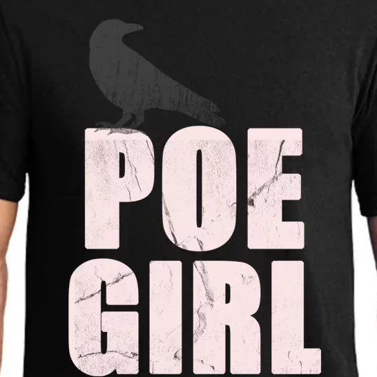 Just A Poe Writing Poem Author World Poetry Day Writer Gift Pajama Set