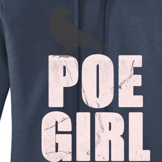 Just A Poe Writing Poem Author World Poetry Day Writer Gift Women's Pullover Hoodie