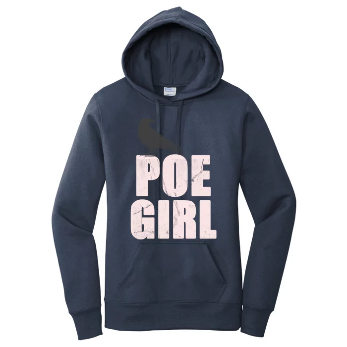 Just A Poe Writing Poem Author World Poetry Day Writer Gift Women's Pullover Hoodie