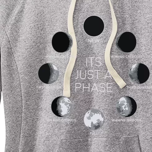 Just A Phase Moon Lunar Space Gift Women's Fleece Hoodie