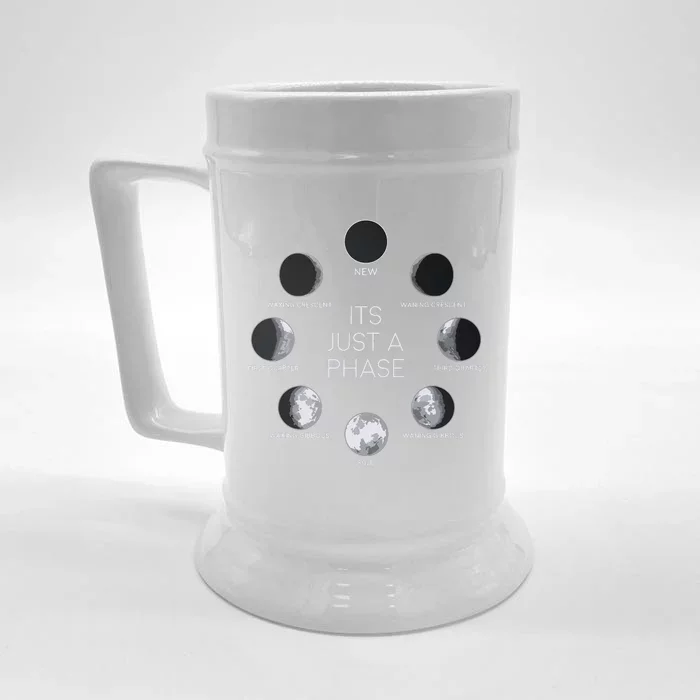 Just A Phase Moon Lunar Space Gift Front & Back Beer Stein