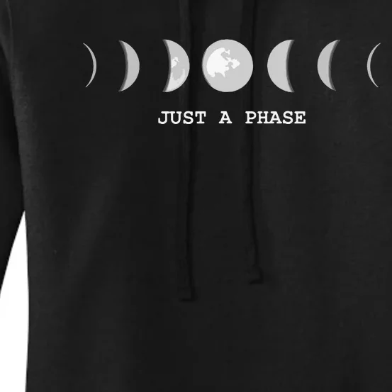 Just A Phase Moon Lunar Space Gift Women's Pullover Hoodie