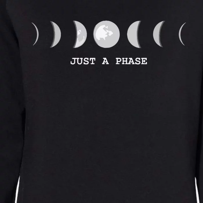 Just A Phase Moon Lunar Space Gift Womens California Wash Sweatshirt