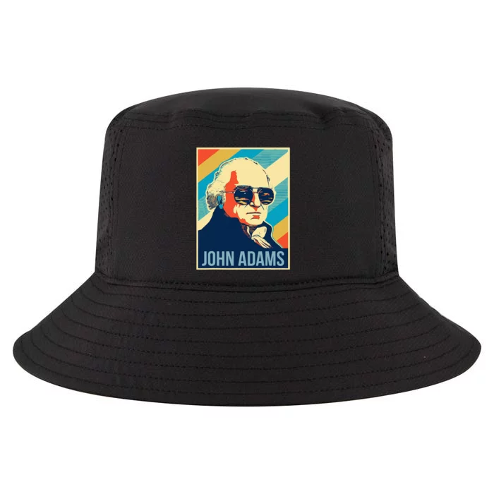 John Adams President Retro Patriotic Cool Comfort Performance Bucket Hat