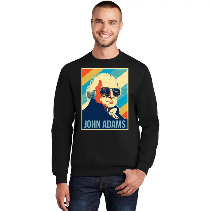 John Adams President Retro Patriotic Sweatshirt