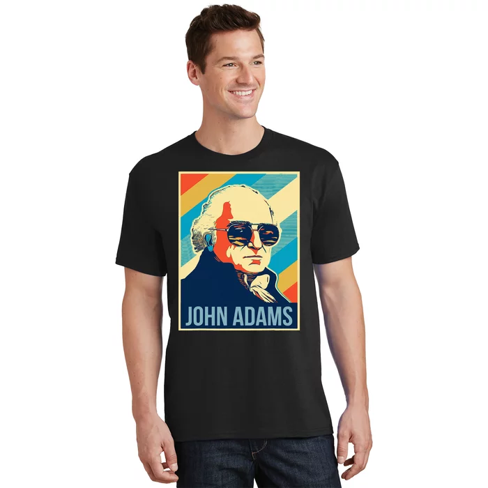 John Adams President Retro Patriotic T-Shirt