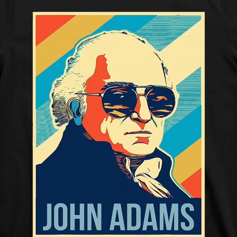 John Adams President Retro Patriotic T-Shirt