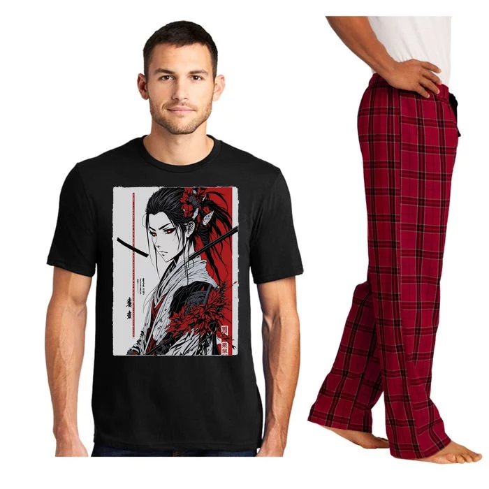 Japanese Animeink Pen Art Style Pajama Set