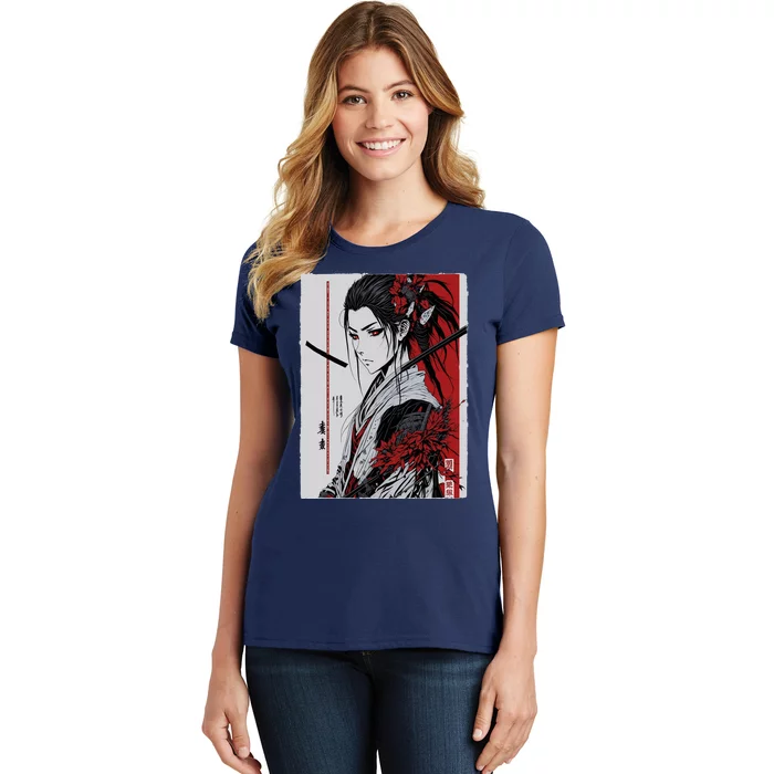 Japanese Animeink Pen Art Style Women's T-Shirt