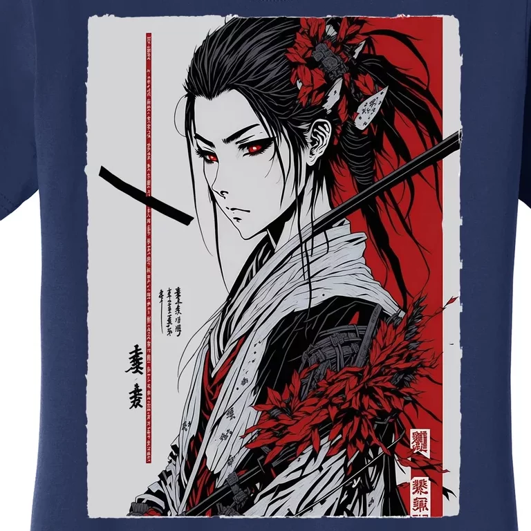 Japanese Animeink Pen Art Style Women's T-Shirt