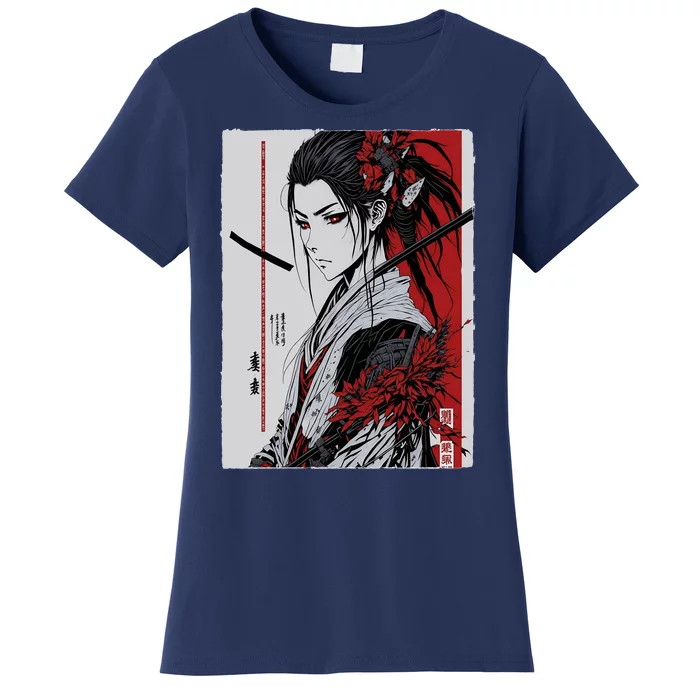 Japanese Animeink Pen Art Style Women's T-Shirt