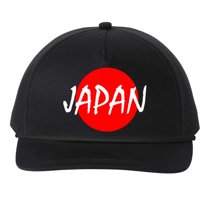 Japan Snapback Five-Panel Rope Hat